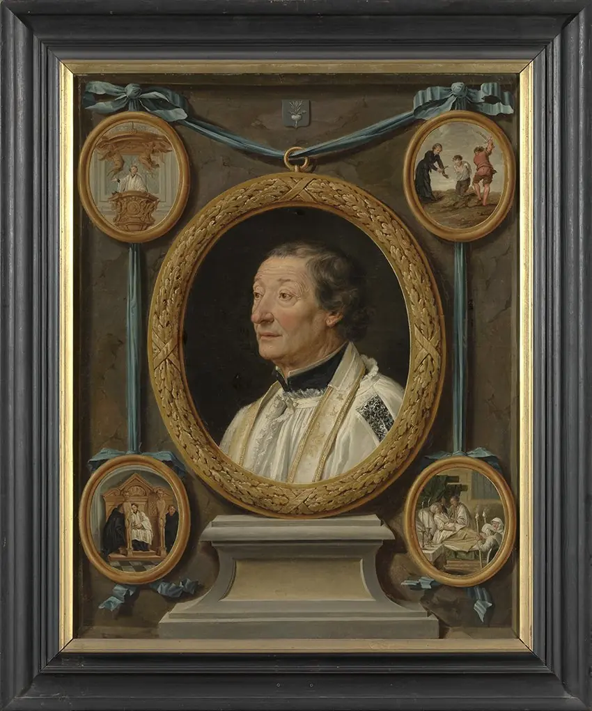 Portret van J.B. Raepsaet, by Antonius Suweyns