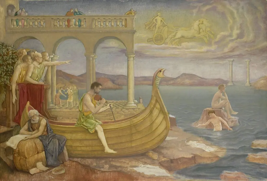 The Building of the 'Argo', by Antoon Derkinderen