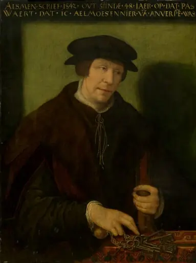 Portrait of an Almoner of Antwerp, by Antwerp 16th Century