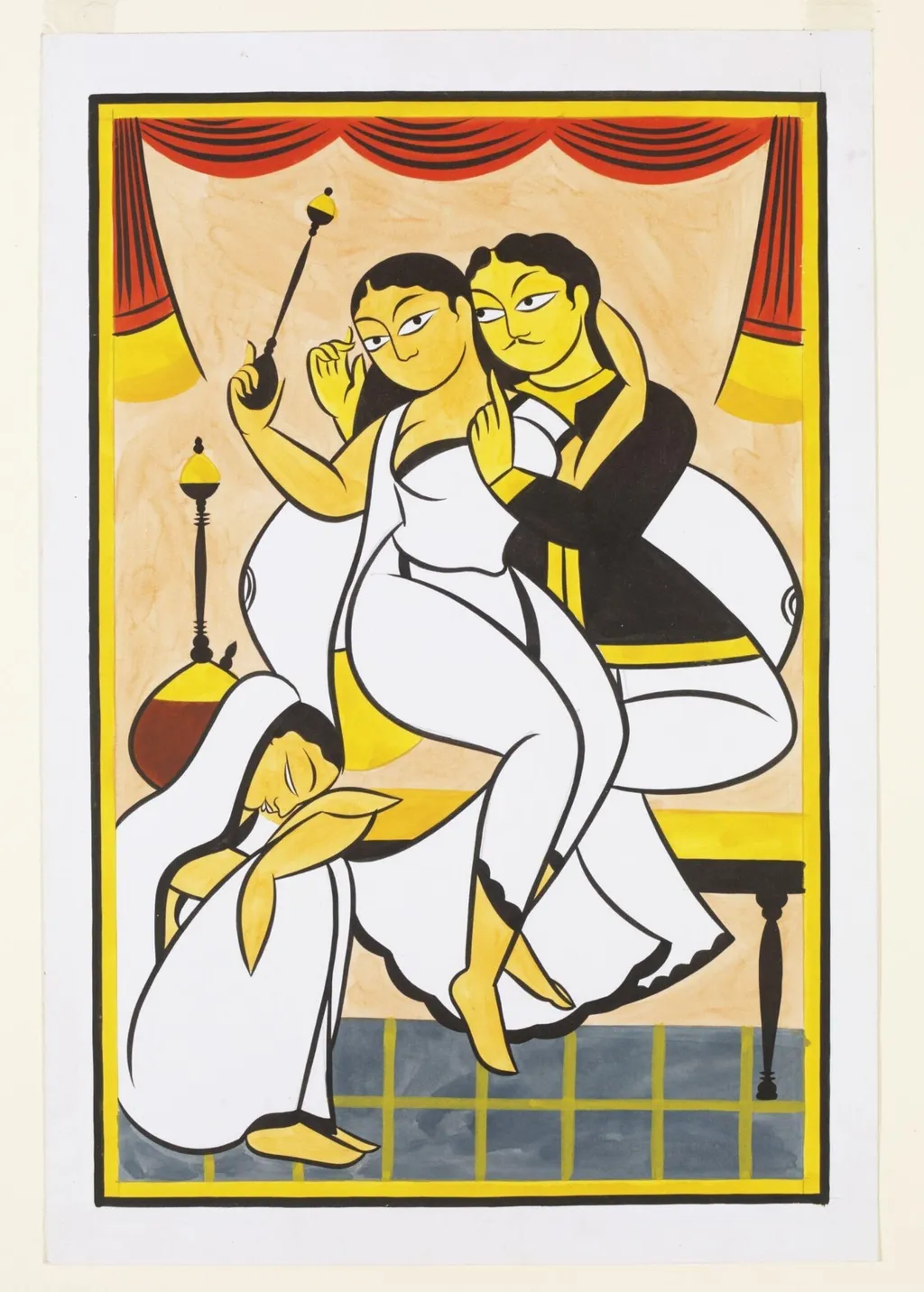 Work in Progress, by Anwar Chitrakar, paint, 2011