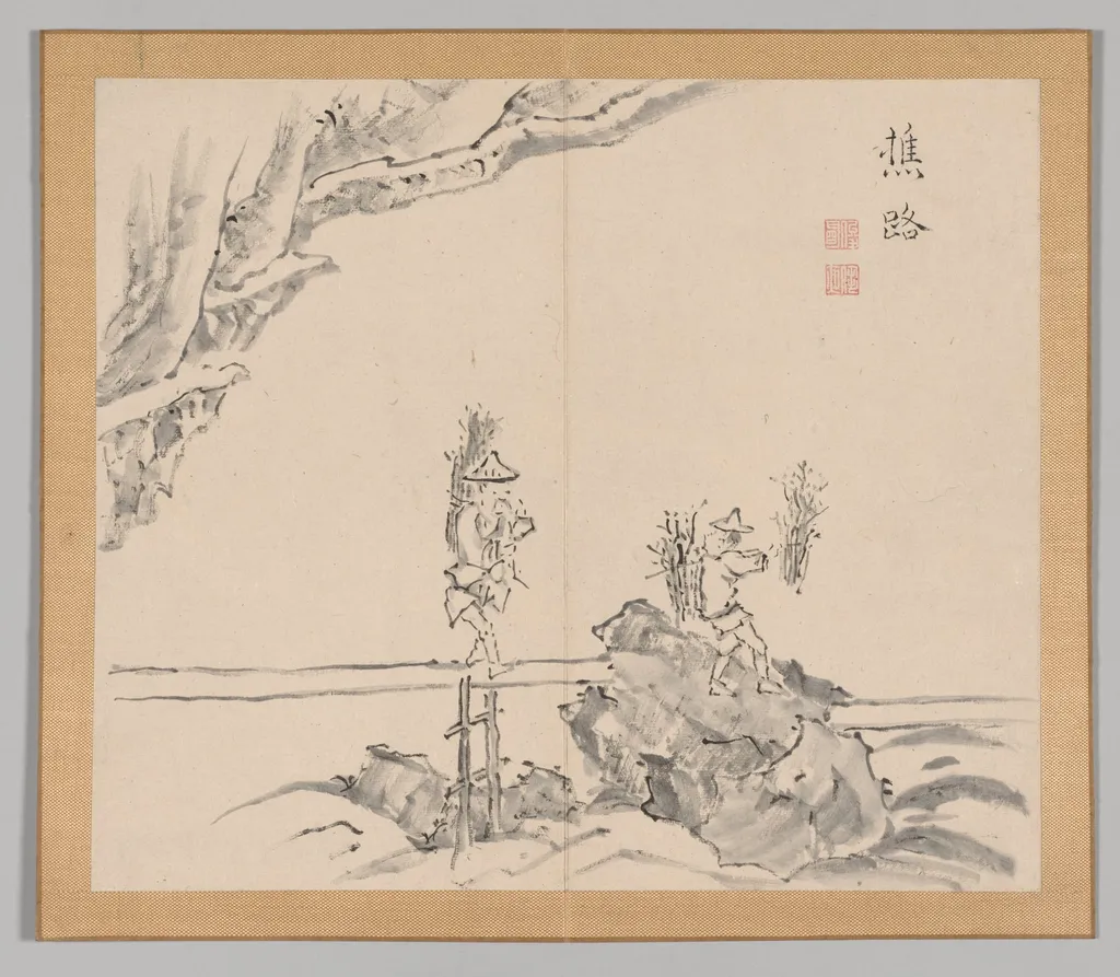 Reverberations of Taiga, Volume 1 (leaf 32), by Aoki Shukuya, 1704