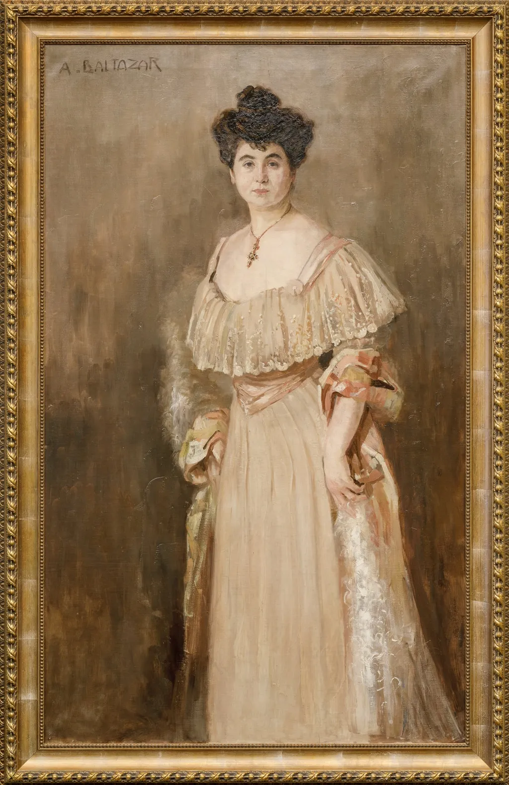 Portret de femeie, by Apcar Baltazar, unspecified, 1894