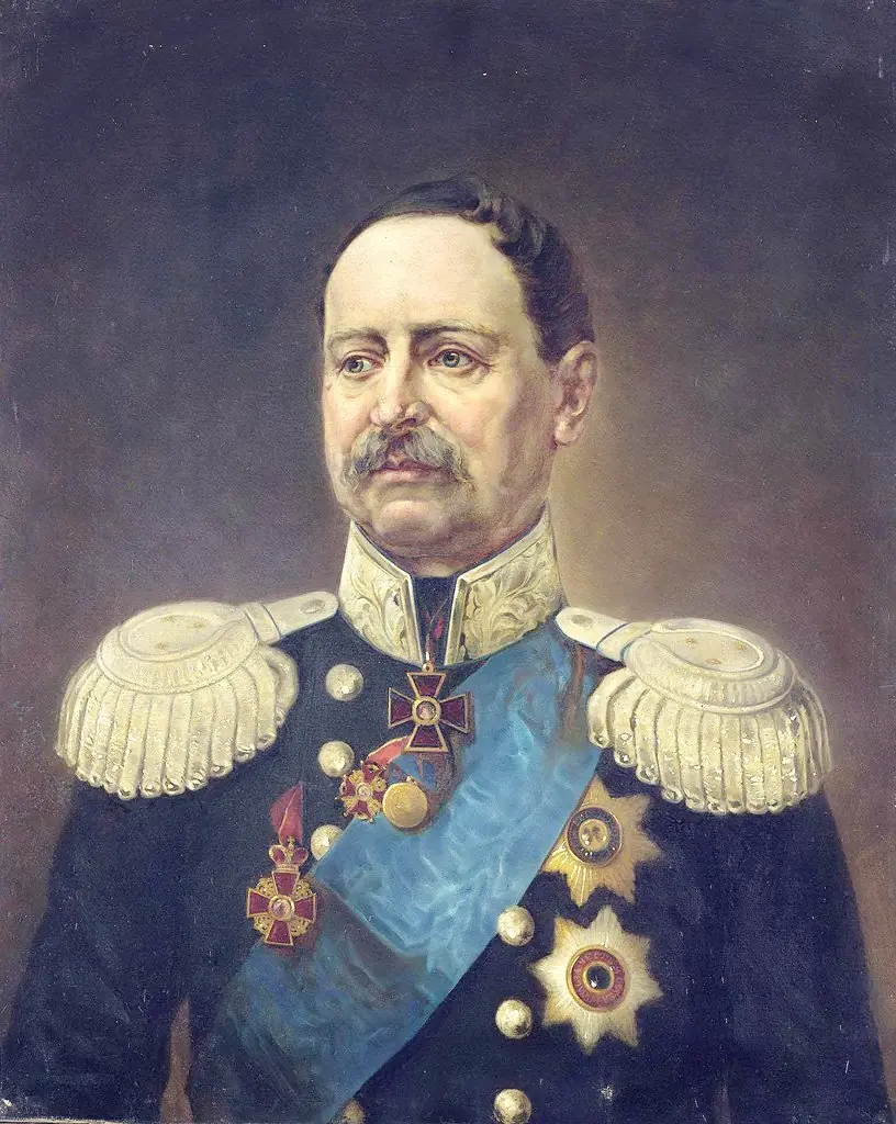 Portrait of General-Lieutenant F.F. Beger, by Apollinary Goravsky