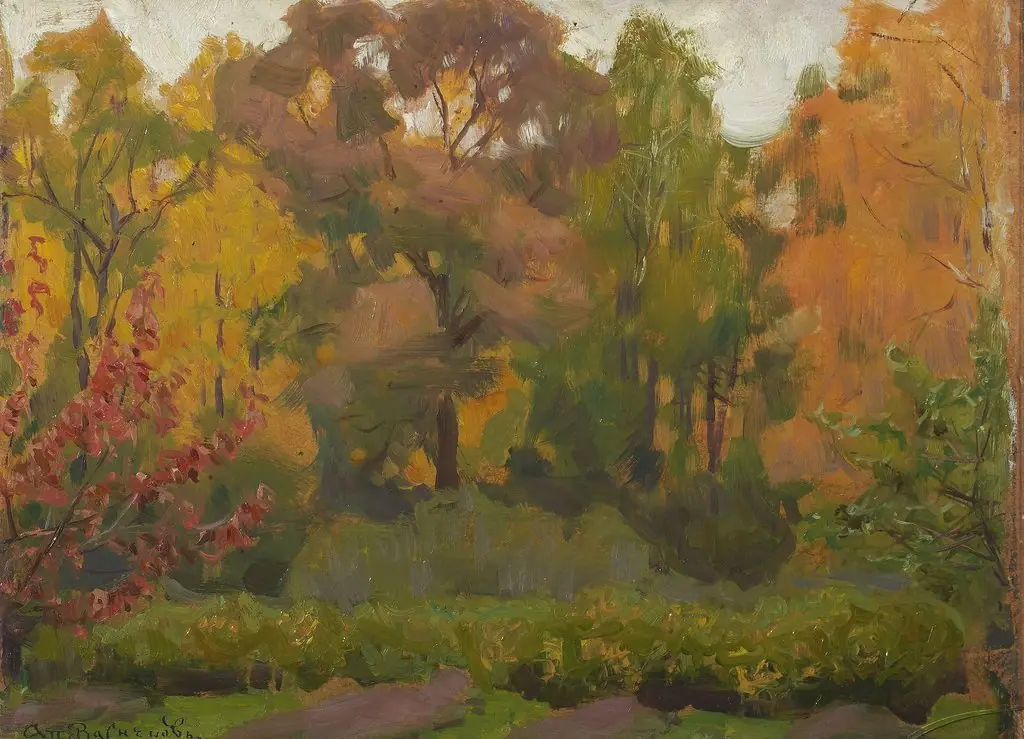 autumn motive, by Apollinary Vasnetsov