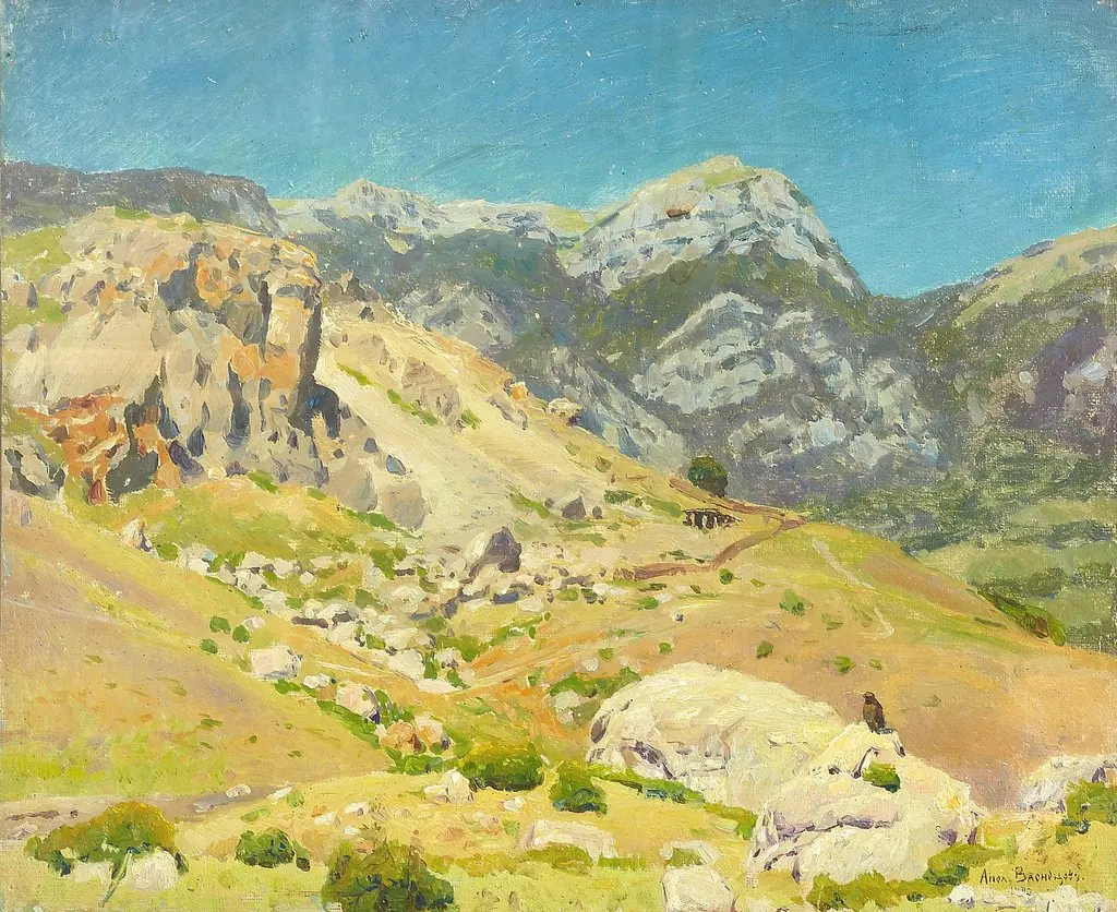 Avunda mountain. Gurzuf, by Apollinary Vasnetsov