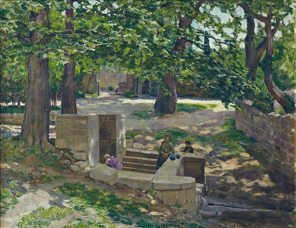 Bakhchisaray. By the well, by Apollinary Vasnetsov
