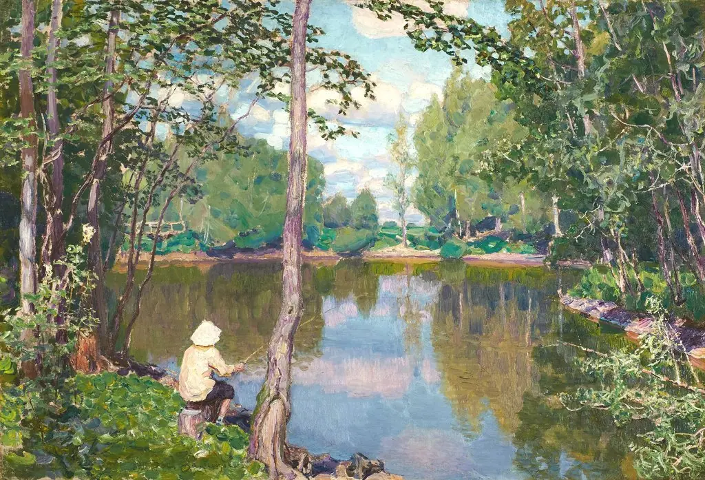Demyanovo. Tsar's pond, by Apollinary Vasnetsov