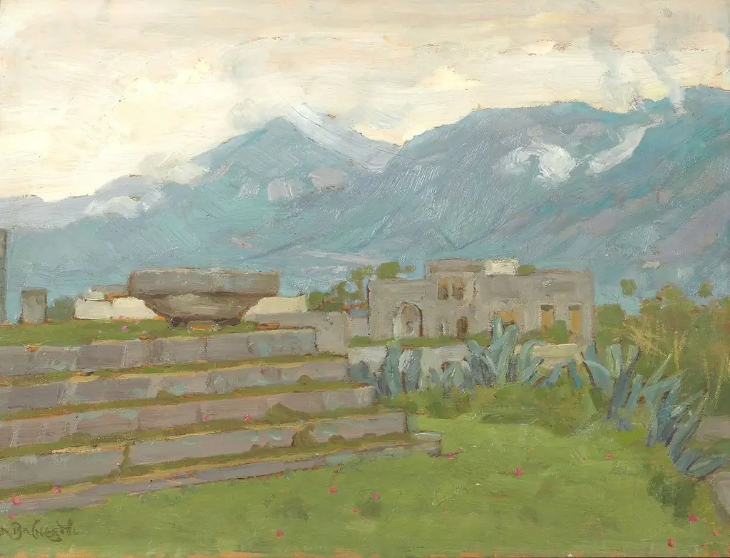 Hercules temple Pompeii, by Apollinary Vasnetsov