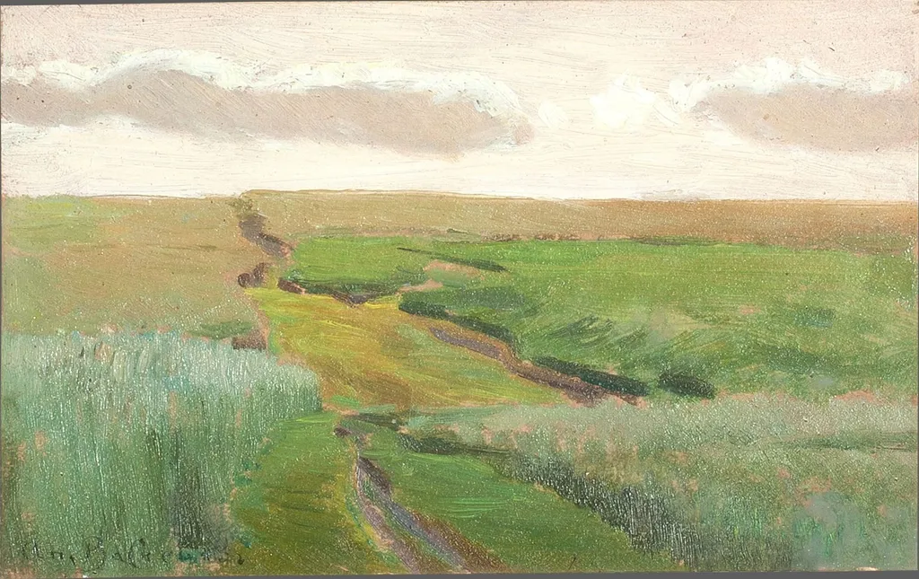 Kozlovka. Fields, by Apollinary Vasnetsov, oil, 1896