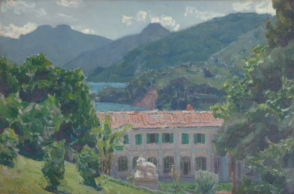 On Lake Como. Hotel. Villa Serbilloni. Italy, by Apollinary Vasnetsov