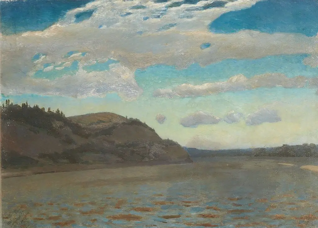Sun eclipse near Vyatskie Polyany, by Apollinary Vasnetsov