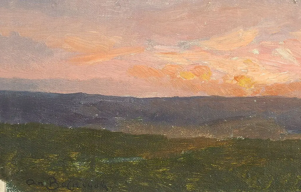 Sunset. Shurma, by Apollinary Vasnetsov