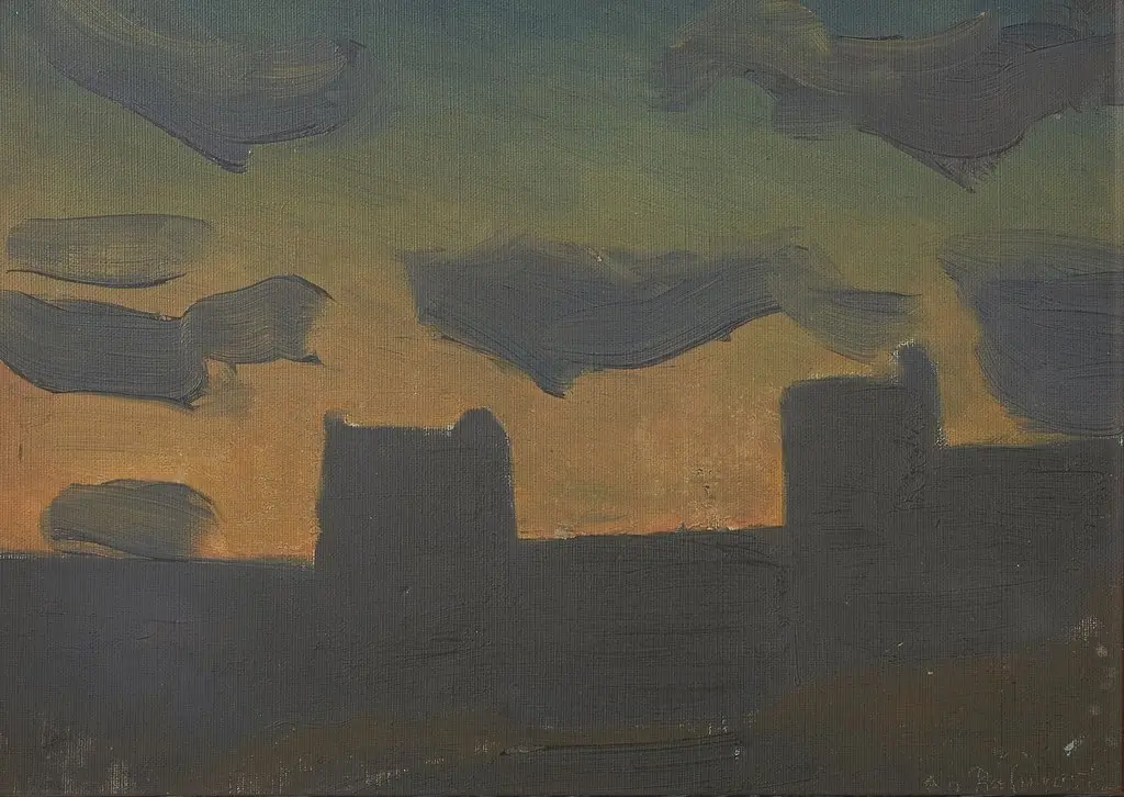 total eclipse study, by Apollinary Vasnetsov