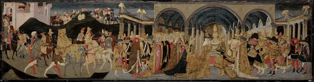 Meeting of Solomon and the Queen of Sheba, by Apollonio di Giovanni