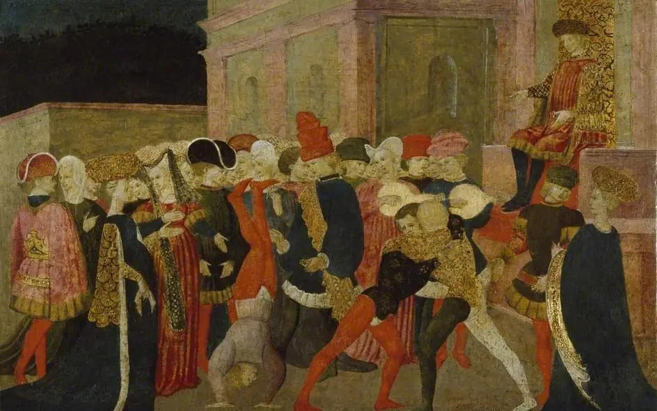 The Rape of the Sabine Women, by Apollonio di Giovanni