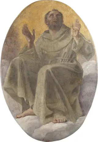 Apoteosis de San Francisco, by Annibale Carracci