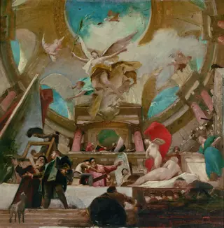 Apotheose der Renaissance, by Mihály Munkácsy