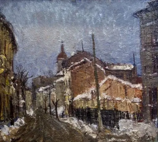 Peisaj de iarnă, by Aramik Taribian