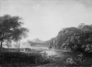 Arcadian Landscape. Motif from Baia in Italy