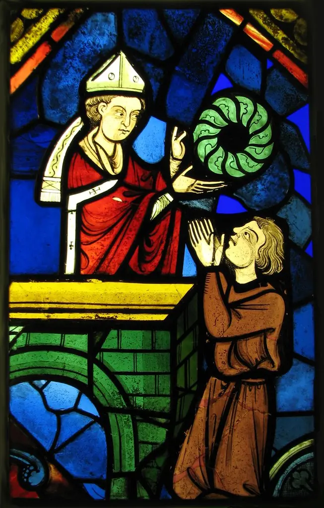 Archbishop Gauthier Cornut of Sens Displaying the Crown of Thorns, 1245