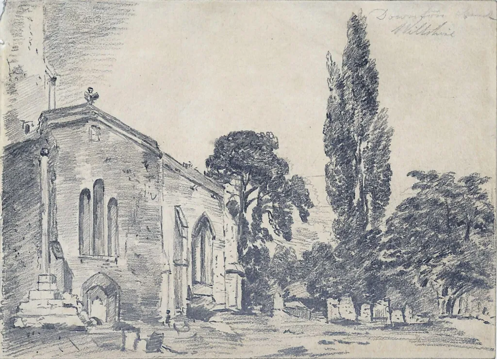Downton Church, by Archdeacon John Fisher, 1822