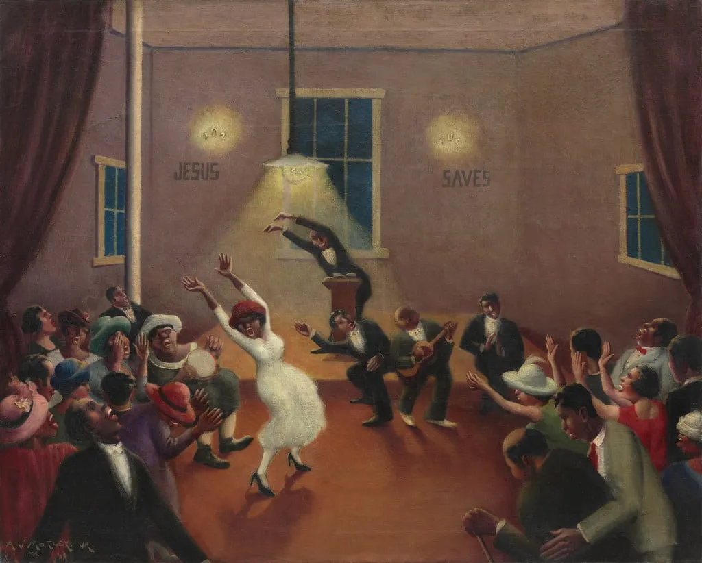 Untitled, by Archibald John Motley Jr., oil, 1929