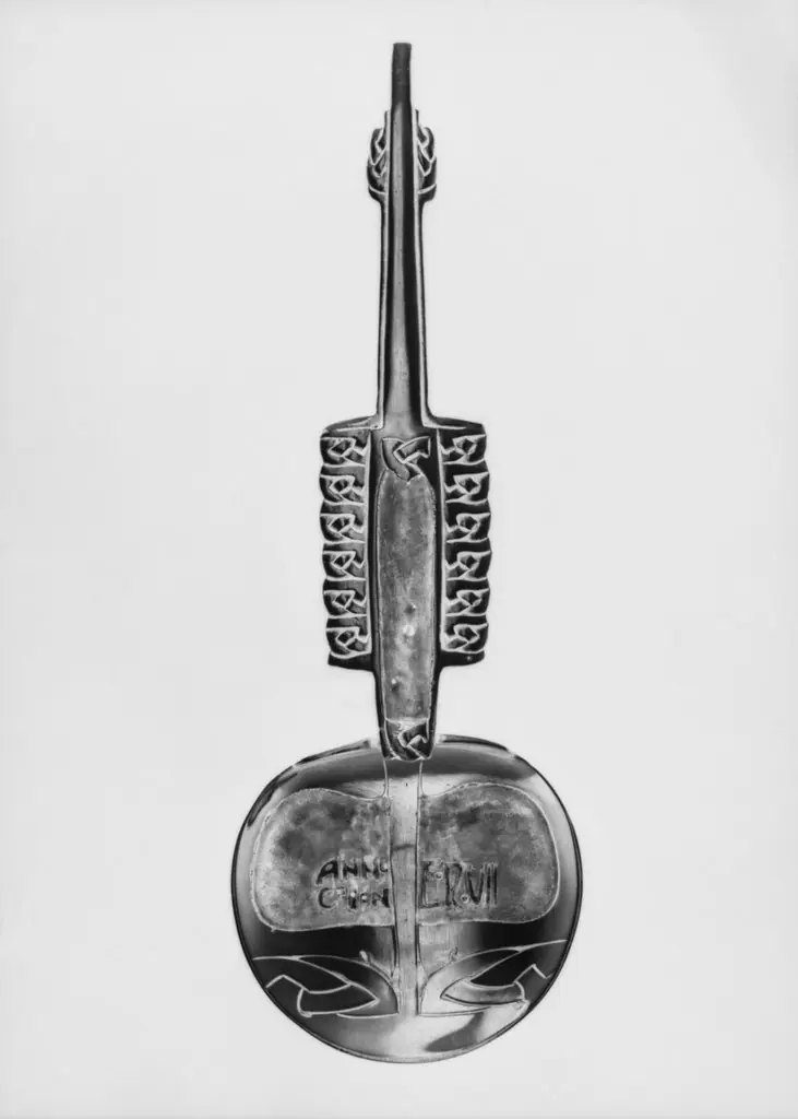 Coronation spoon, by Archibald Knox