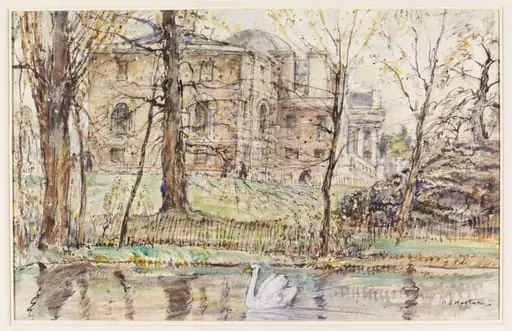 Chiswick House, from the Lake, by Archibald Standish Hartrick