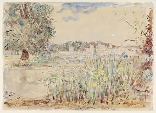 Gunnersbury House, Brentford, by Archibald Standish Hartrick