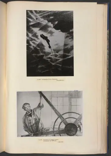 Portrait of Joseph Pennell printing, by Archibald Standish Hartrick