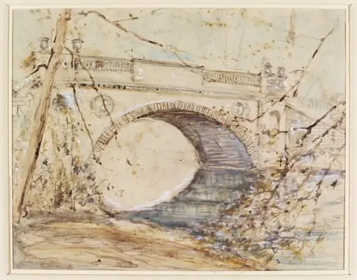 The Bridge in Chiswick House Grounds, by Archibald Standish Hartrick