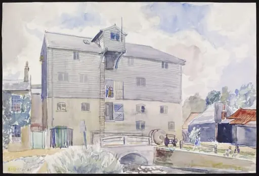 The Mill, Lemsford, by Archibald Ziegler