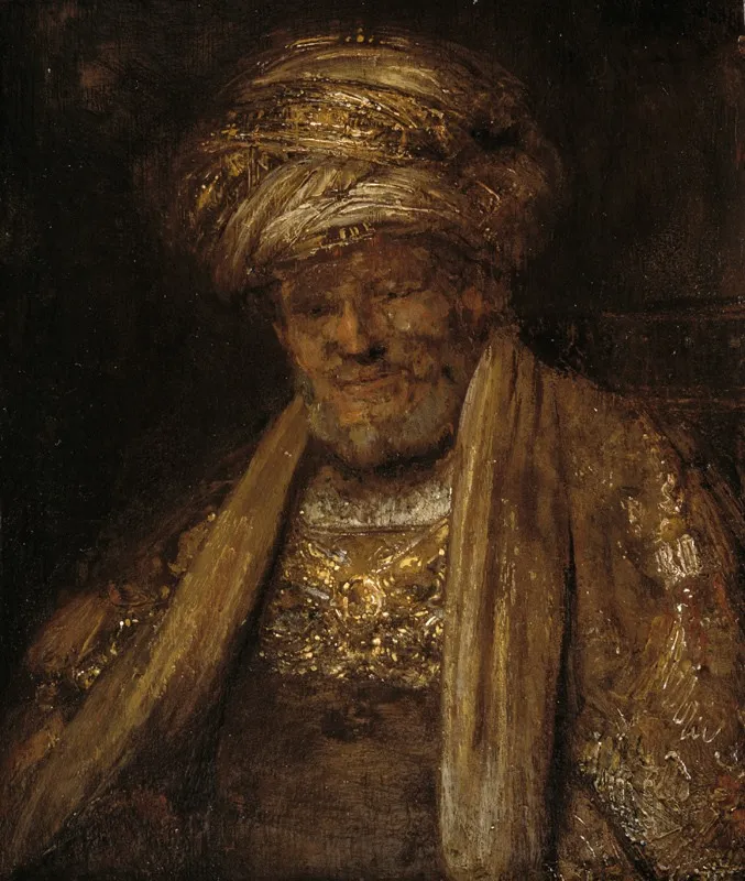 Portrait of an Oriental Man, by Arent de Gelder, oil, 1660