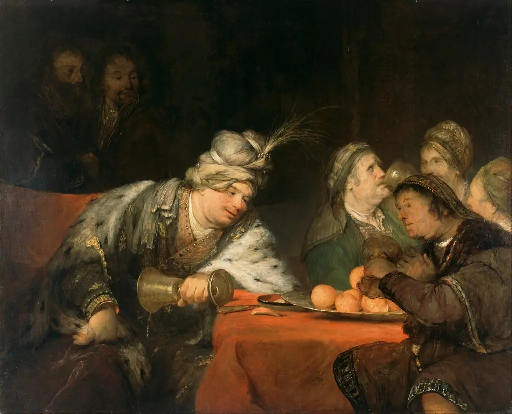 The Banquet of Ahasuerus, by Arent de Gelder