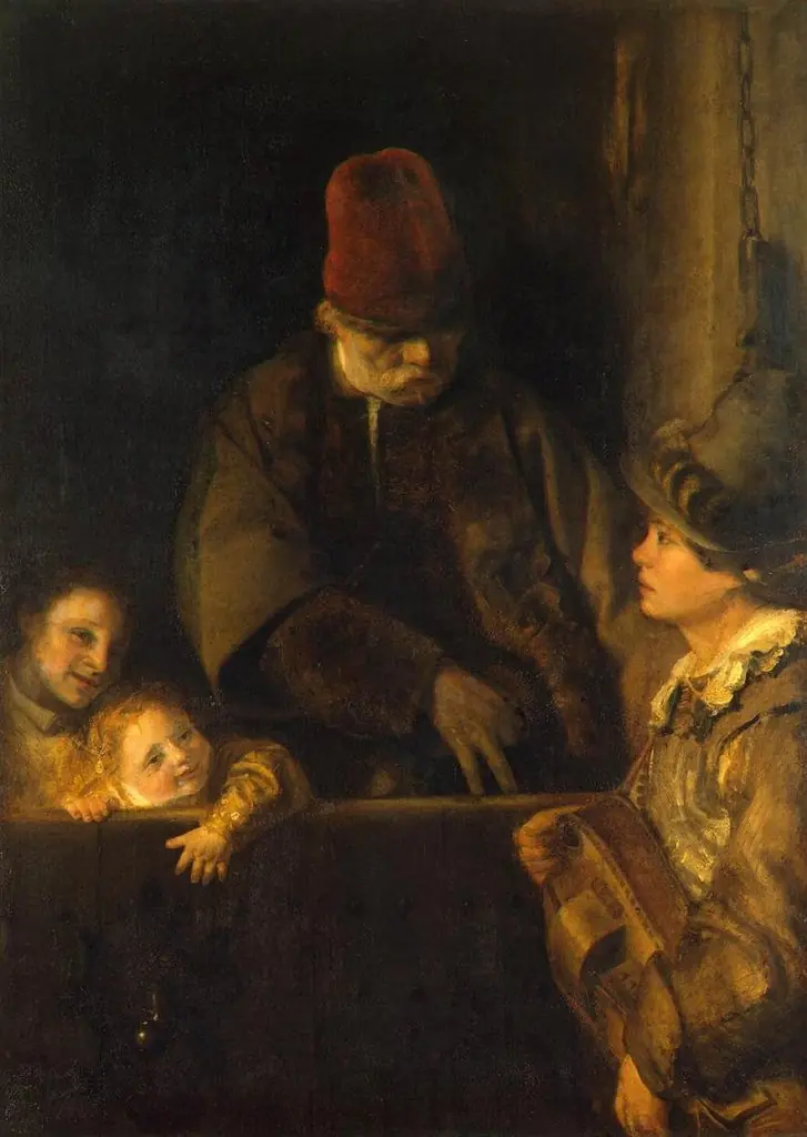 Wandering Musician, by Arent de Gelder