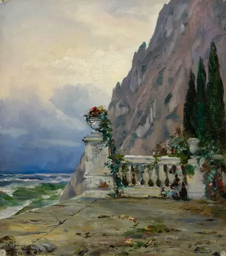 Maisema Krimiltä, by Arhip Ivanovitš Kuindzi