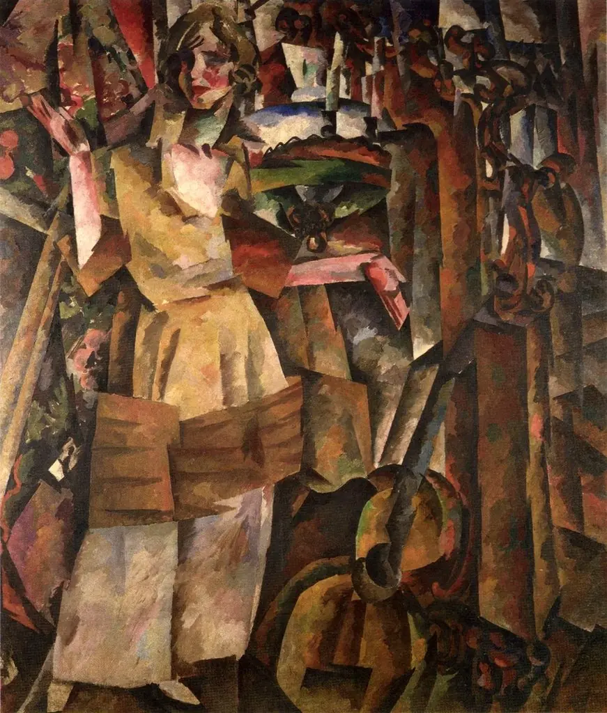 Aleksandra Khokhlova, by Aristarkh Lentulov