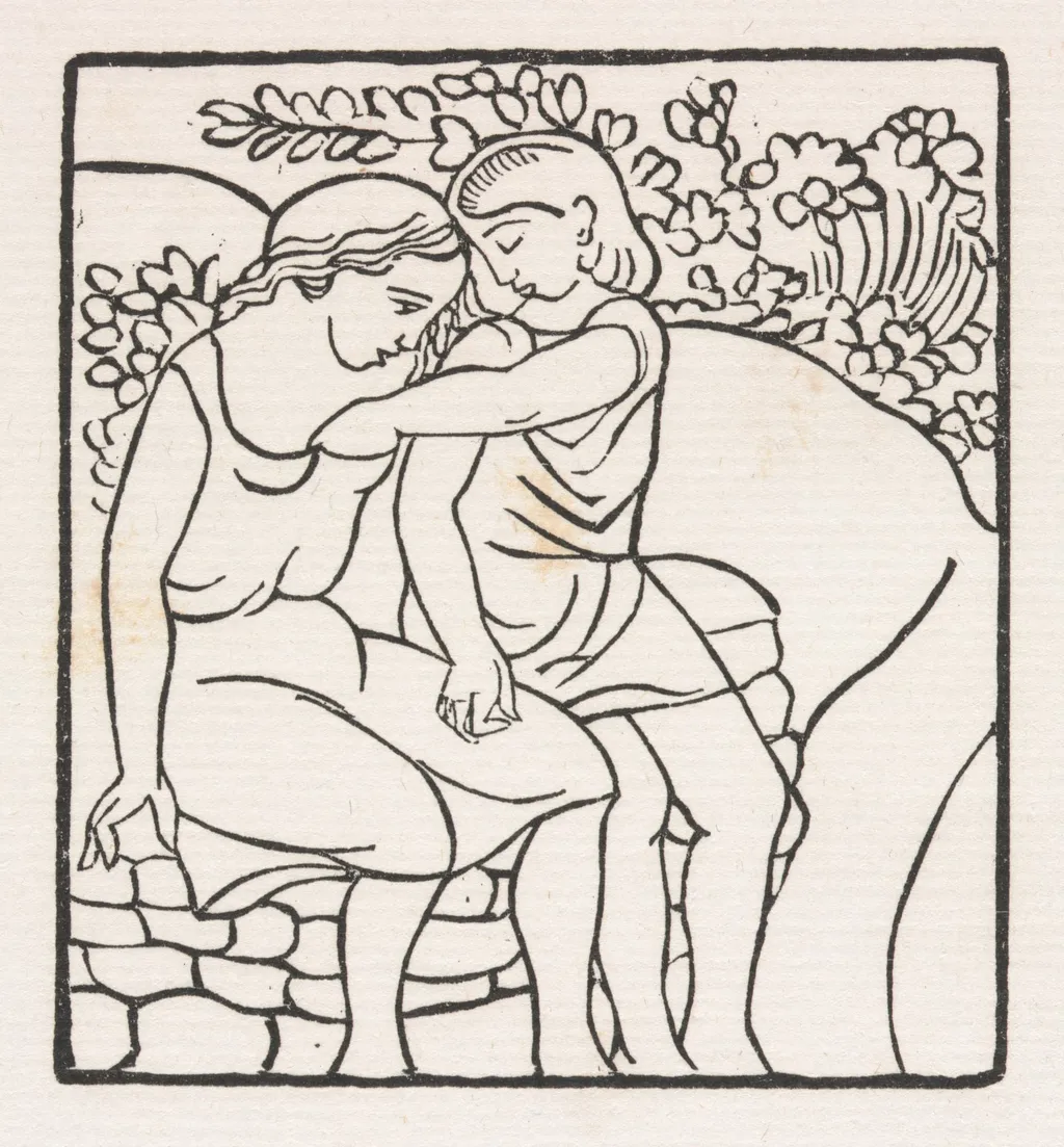 Daphnis and Chloe: Daphnis and Chloe at Play, by Aristide Maillol, 1937