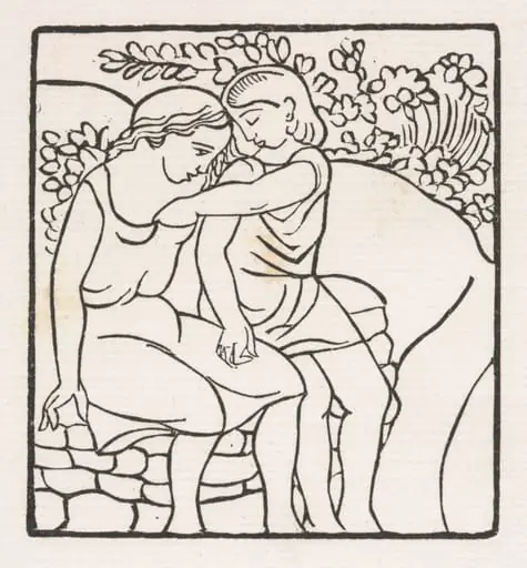 Daphnis and Chloe: Daphnis and Chloe at Play, by Aristide Maillol