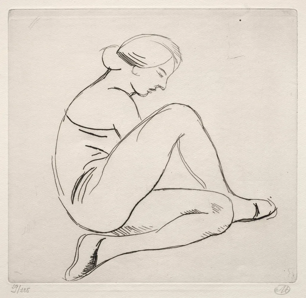 Femme Assise, by Aristide Maillol, 1922