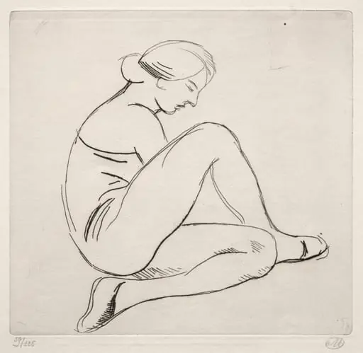 Femme Assise, by Aristide Maillol