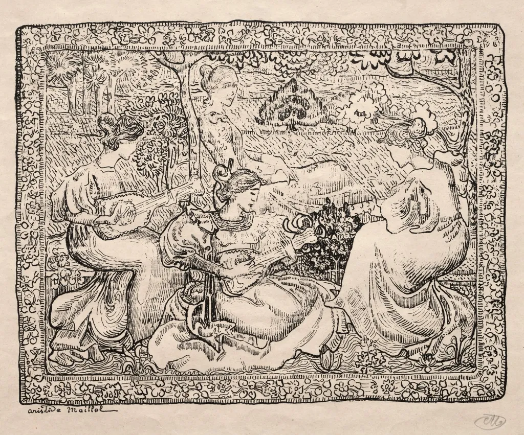 Music, by Aristide Maillol, 1917