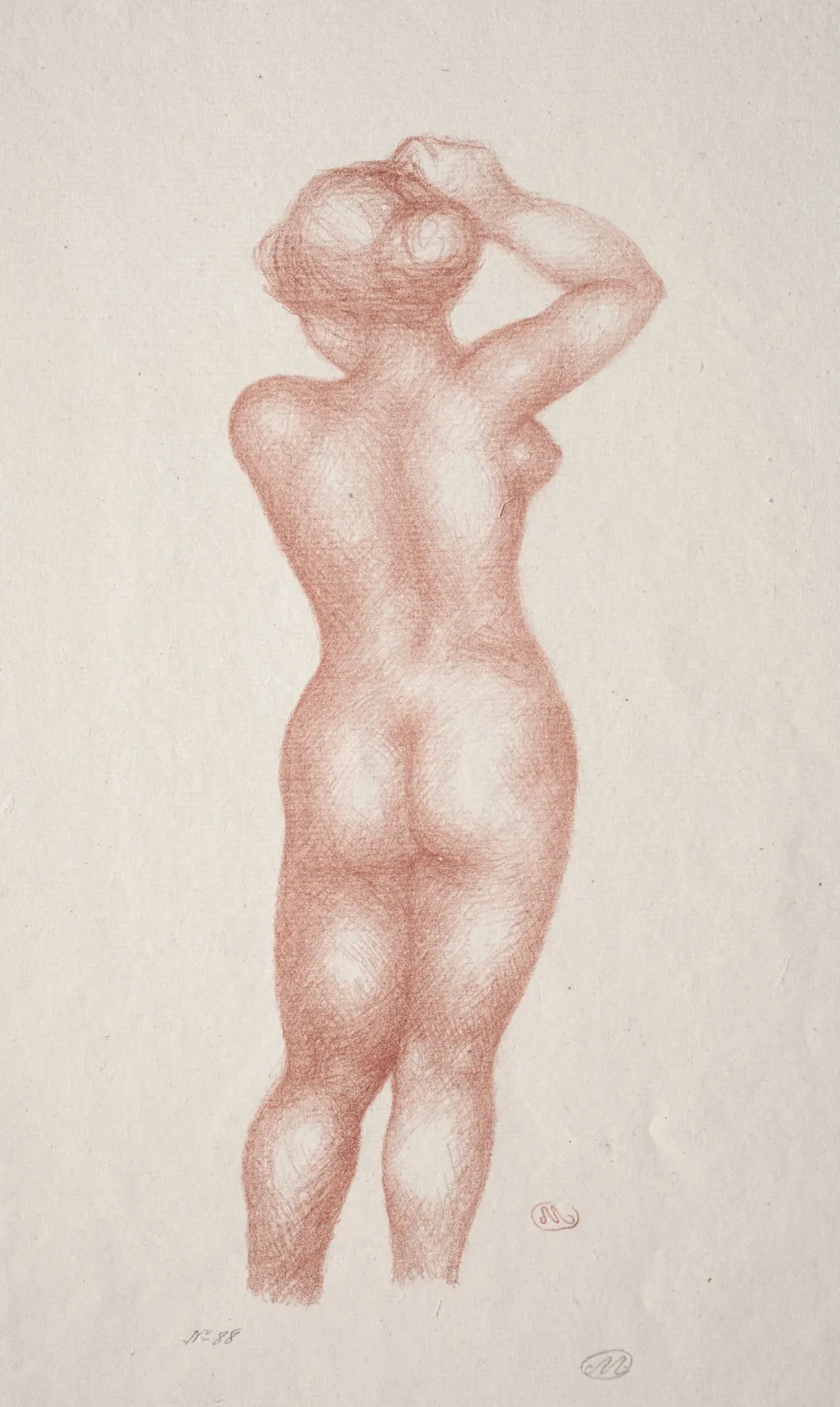 Nude, by Aristide Maillol, 1922