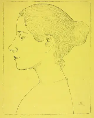 Portrait of a Young Woman (Profil de jeune fille)