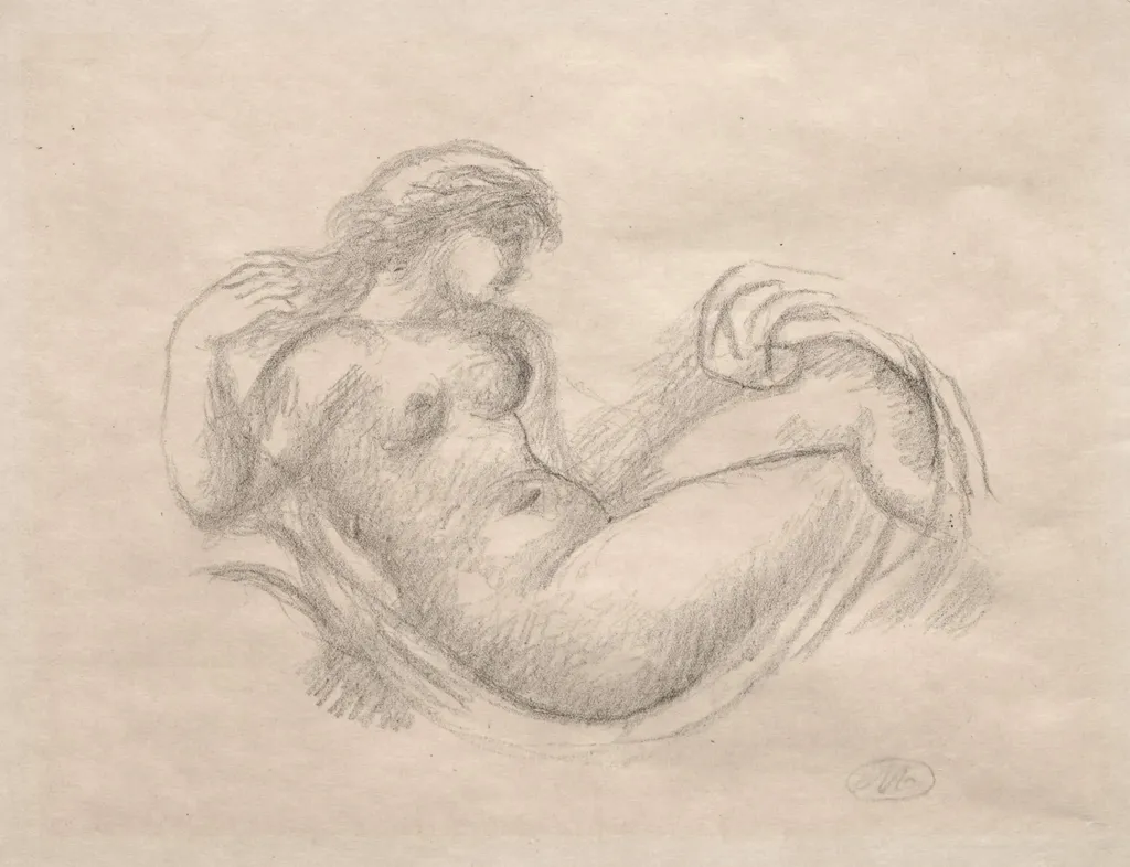 Woman in Cradle, by Aristide Maillol, 1925