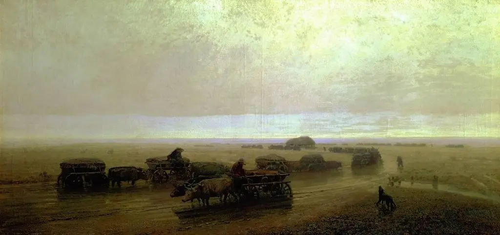 Chumaks path in Mariupol, by Arkhip Kuindzhi