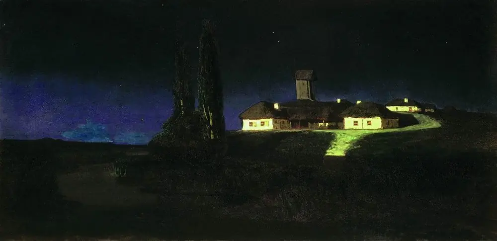 Ukrainian Night, by Arkhip Kuindzhi
