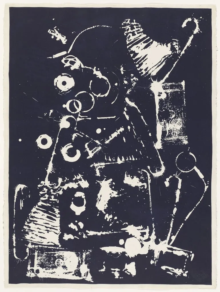 Untitled, by Arman, ink, 1973