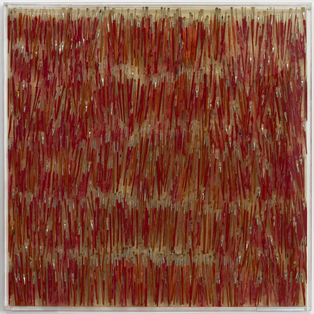 Untitled, by Arman, acrylic, 1969