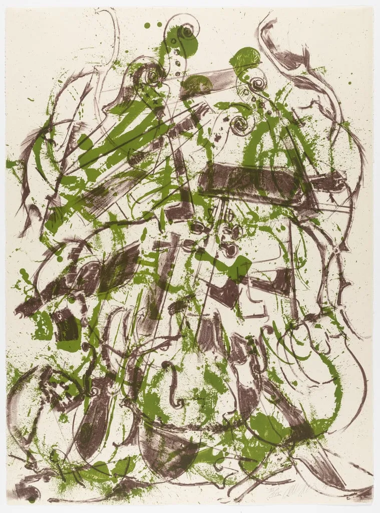 Untitled, by Arman, ink, 1974